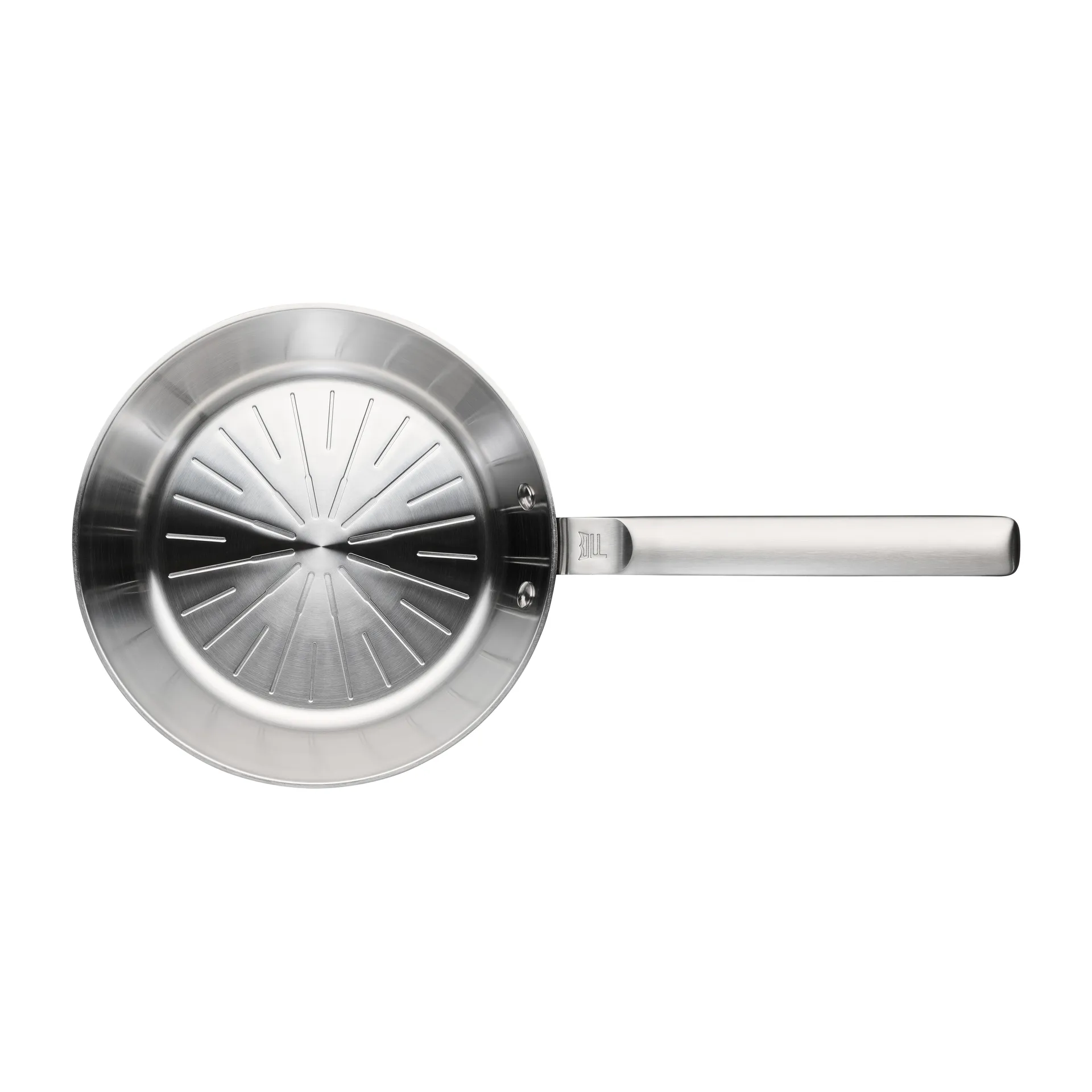 Frigideira em aço inoxidável não revestida Norden Steel , Ø24cm Fiskars