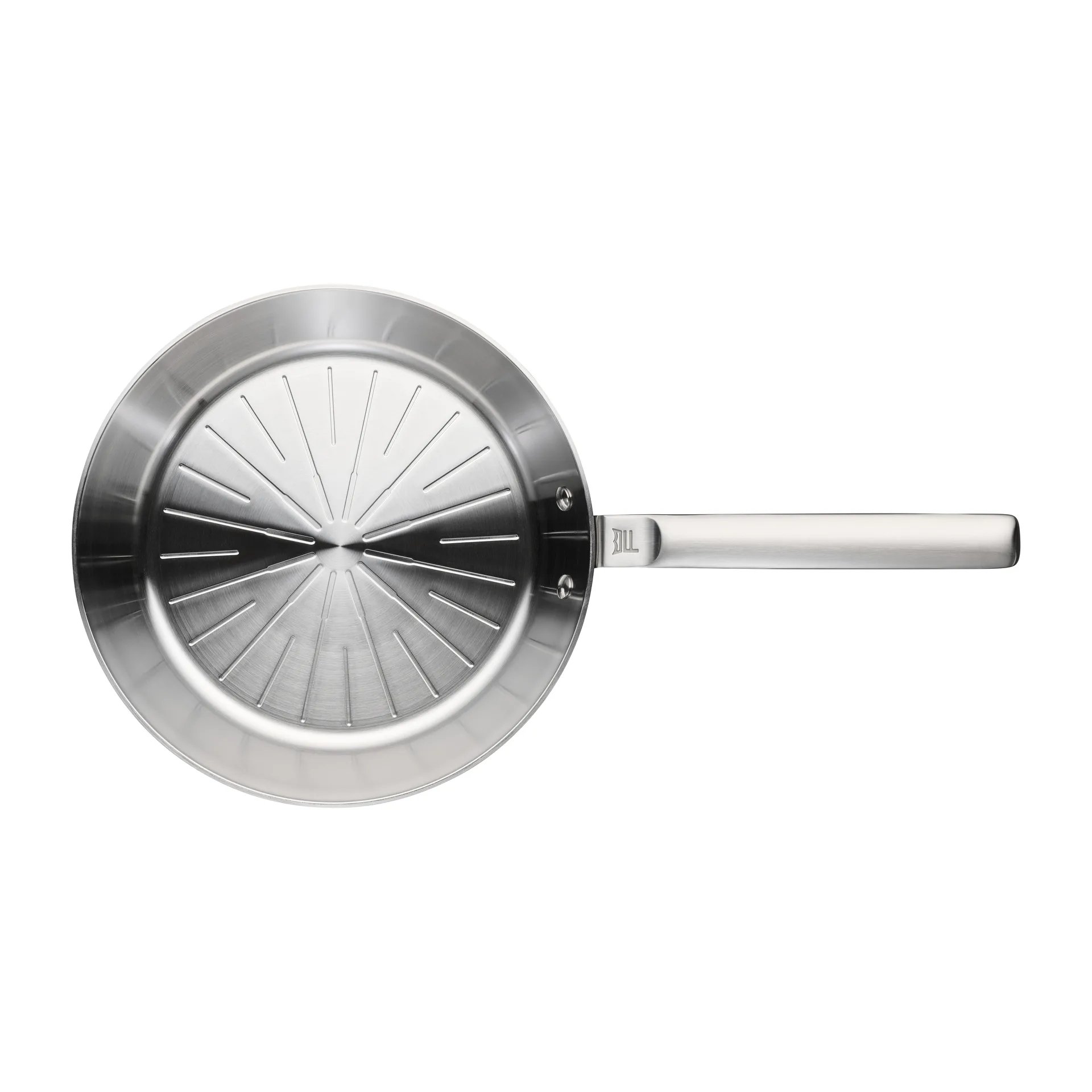 Frigideira em aço inoxidável não revestida Norden Steel , Ø28cm Fiskars