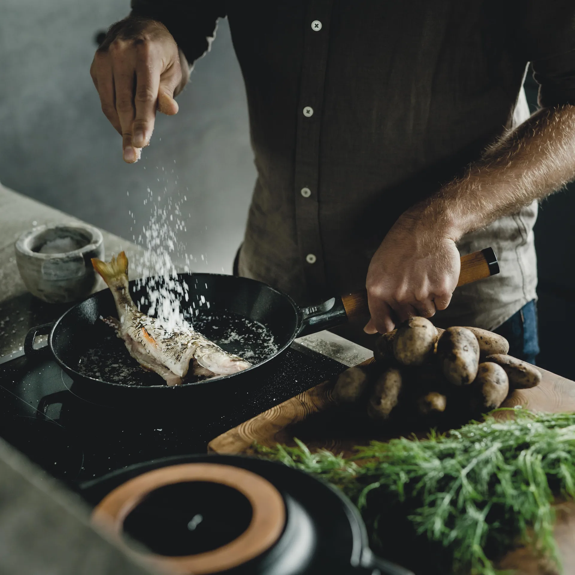 Frigideira em ferro fundido Norden, 26 cm Fiskars