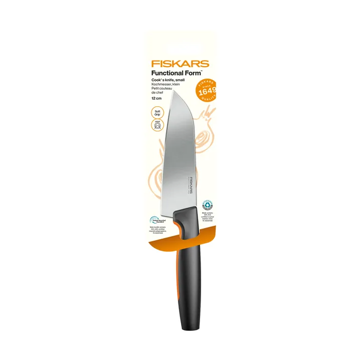 Functional Form faca de chef - Pequeno, aço inoxidável - Fiskars
