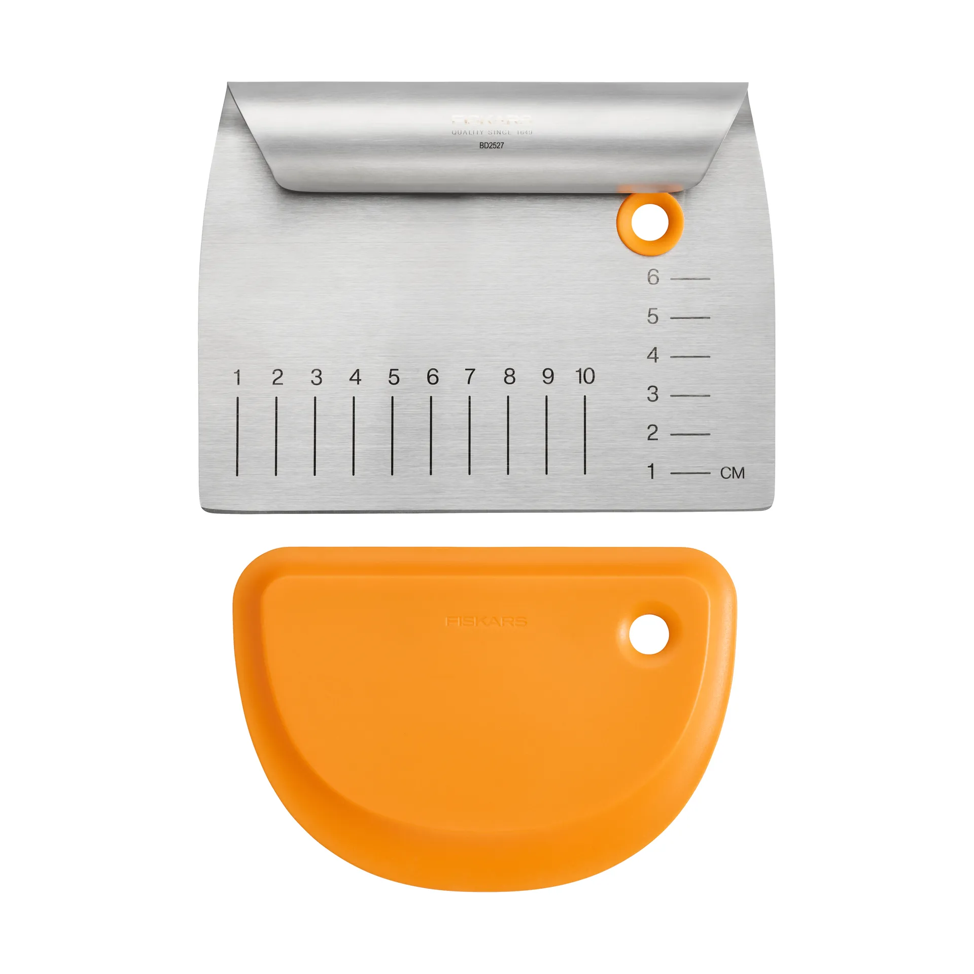 Functional Form raspador de massa, Metal-silicone, 2 peças Fiskars