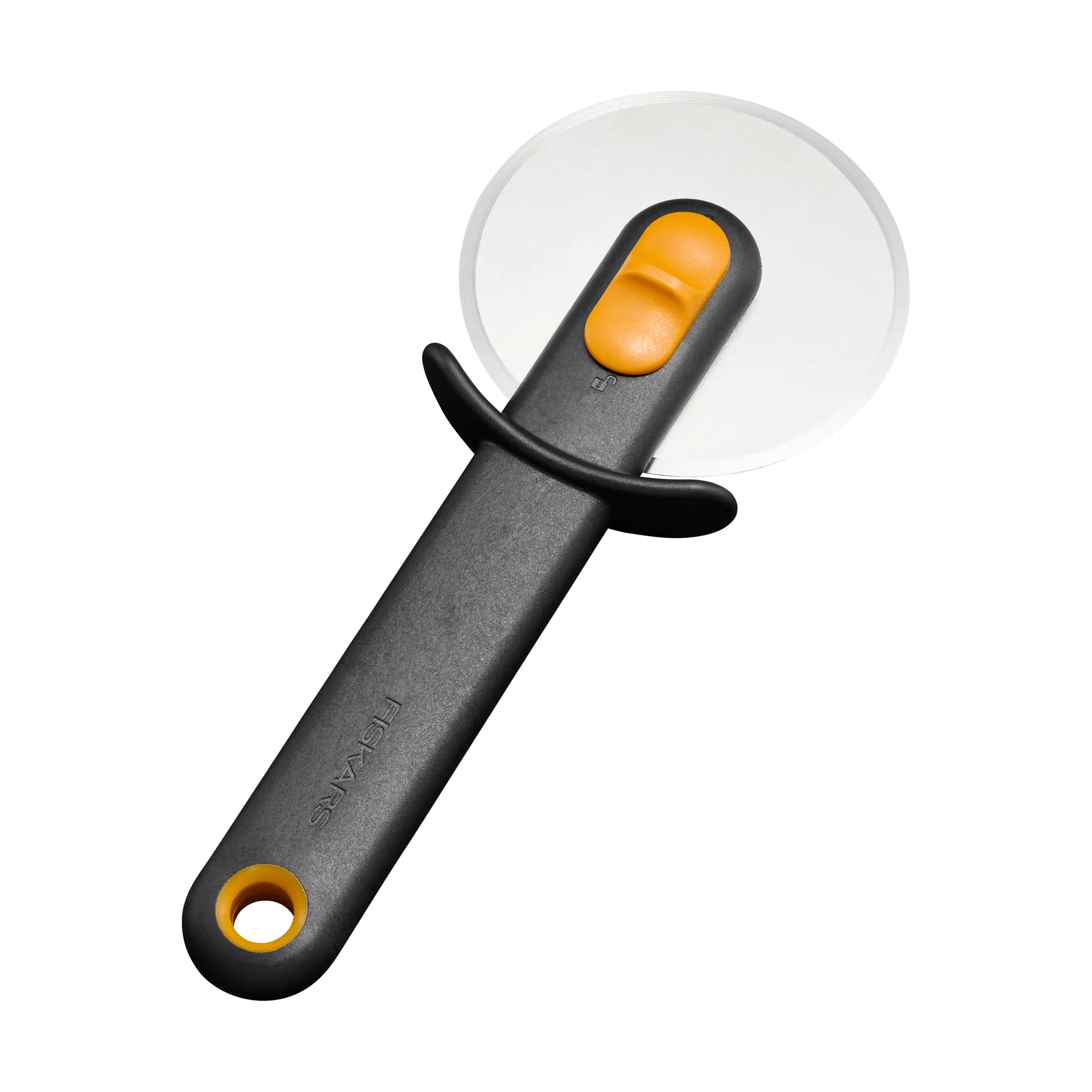 Functional Form roda de pizza, Preto, com protetor de lâmina Fiskars