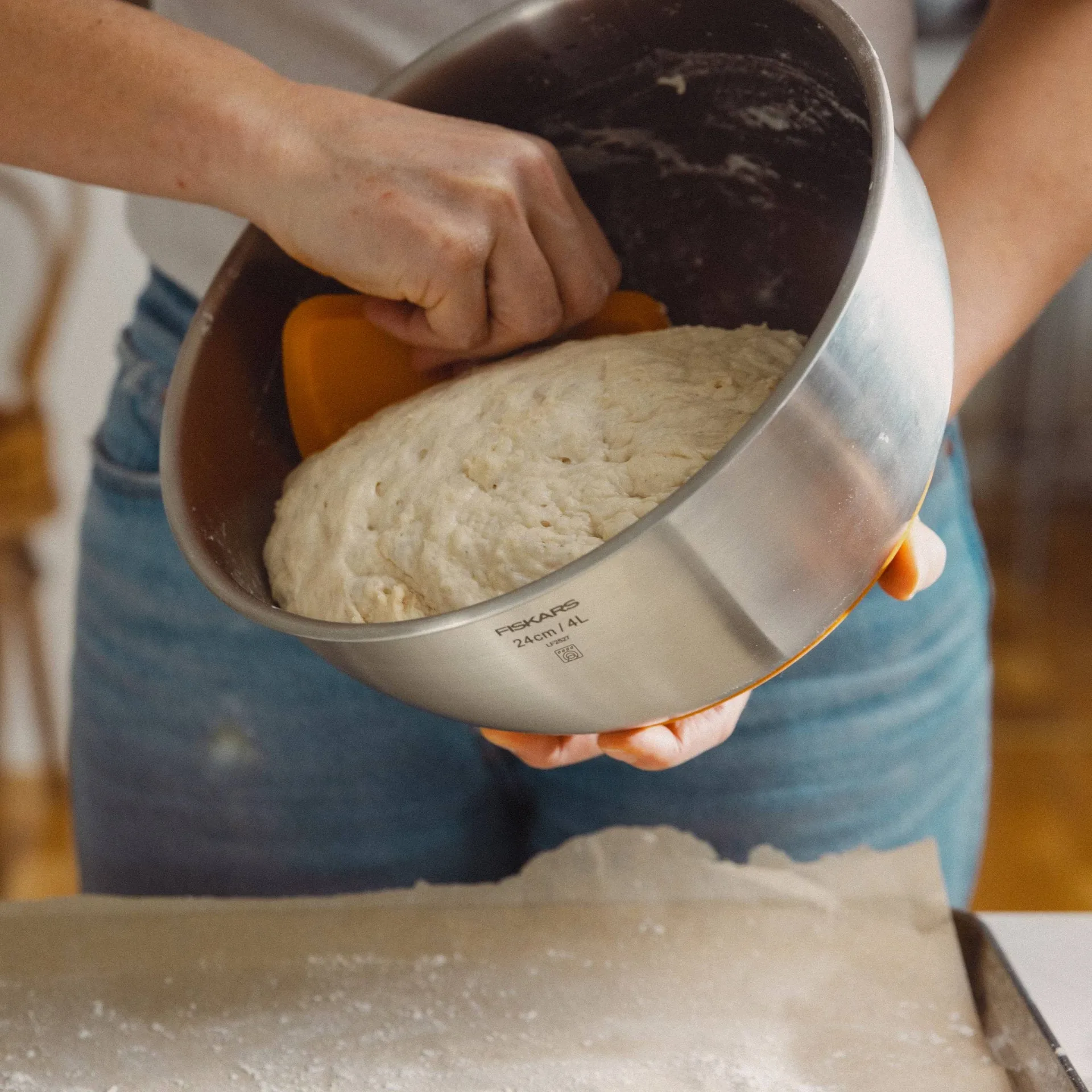 Functional Form taça de forno, Aço inoxidável, 4 L Fiskars