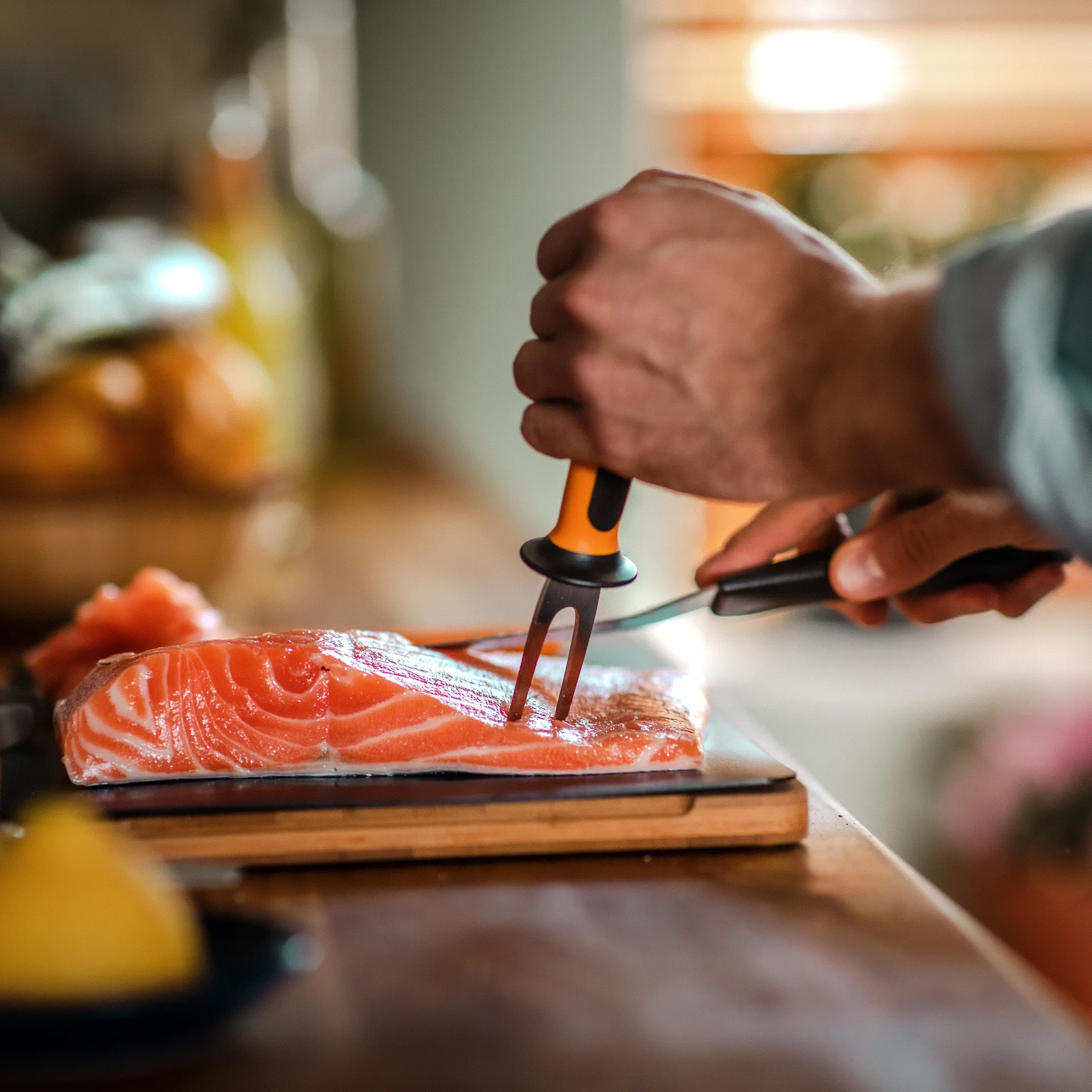 Garfo de peixe Functional Form, aço inoxidável Fiskars