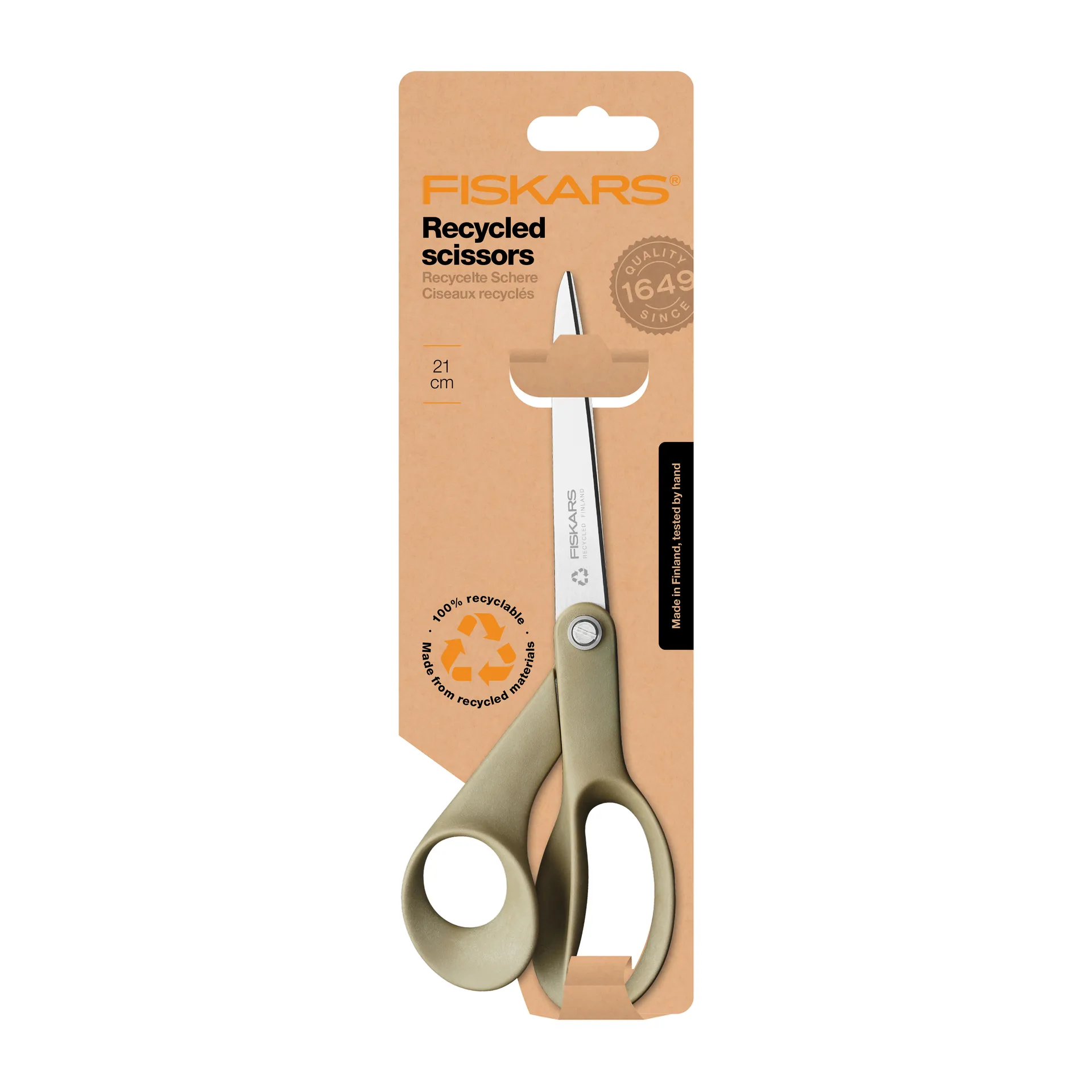 Material reciclado Universalsax, 21 cm Fiskars