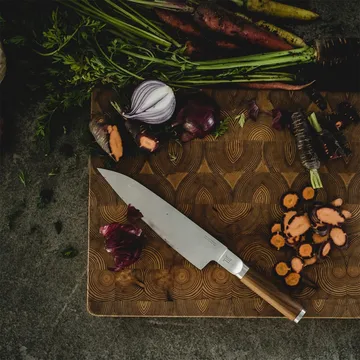 Norden faca de chef + faca para legumes conjunto de facas de 2 peças - Aço inoxidável-bétula - Fiskars