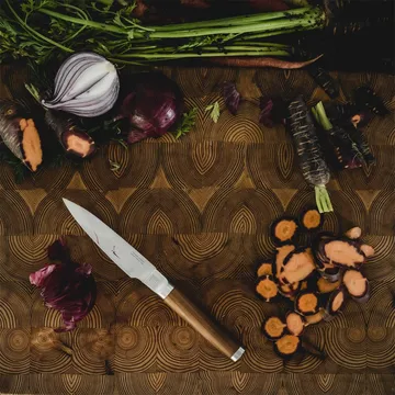 Norden faca de chef + faca para legumes conjunto de facas de 2 peças - Aço inoxidável-bétula - Fiskars