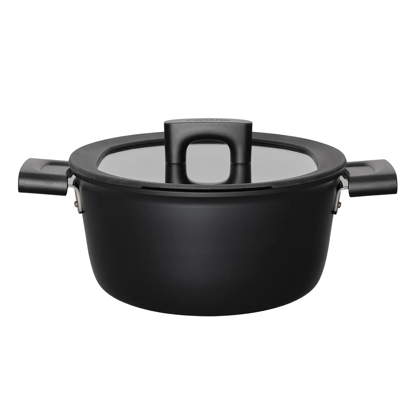 Panela com tampa Hard Face Steel, 3,5 l Fiskars