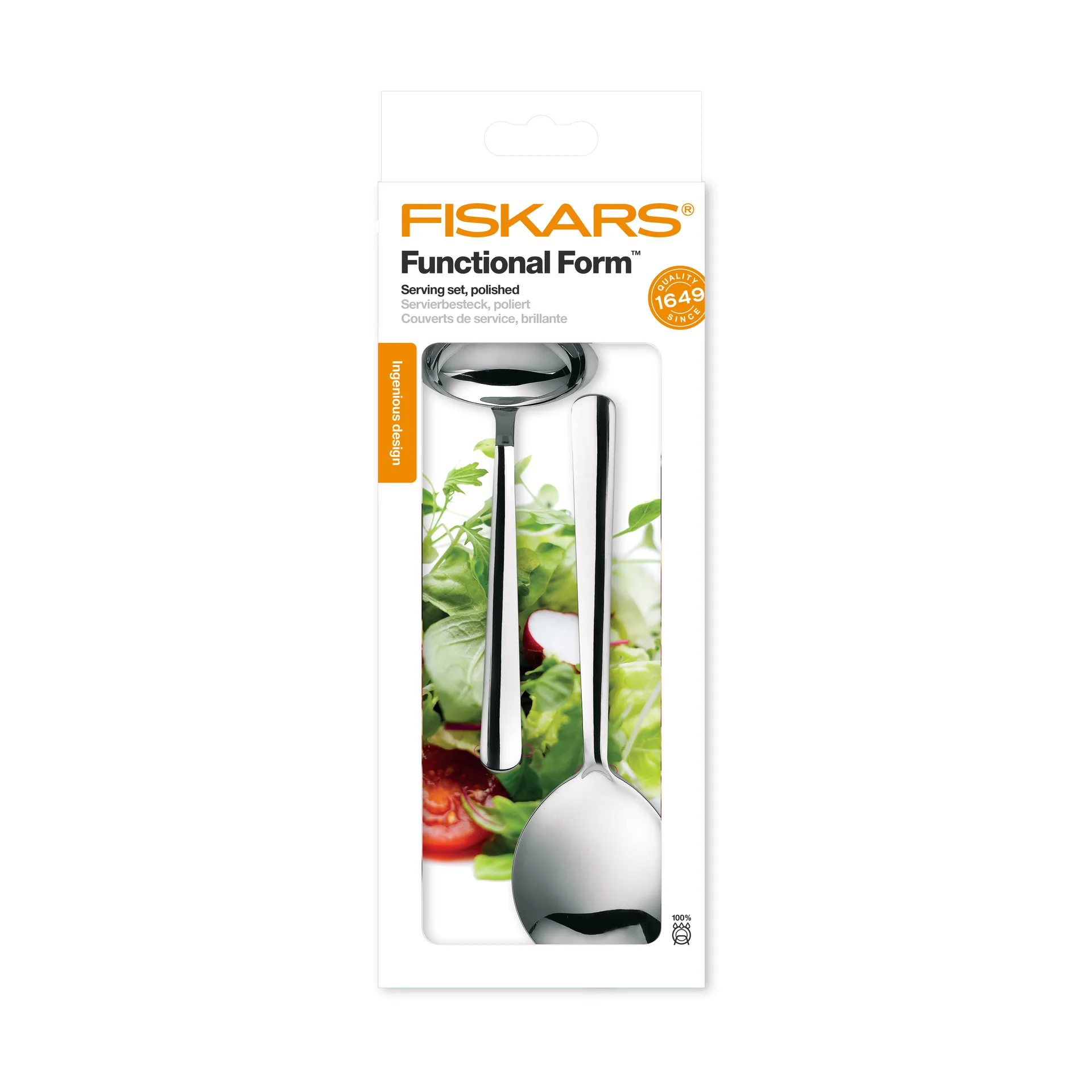 Talheres de servir Functional Form, 2 peças, Brilhante Fiskars