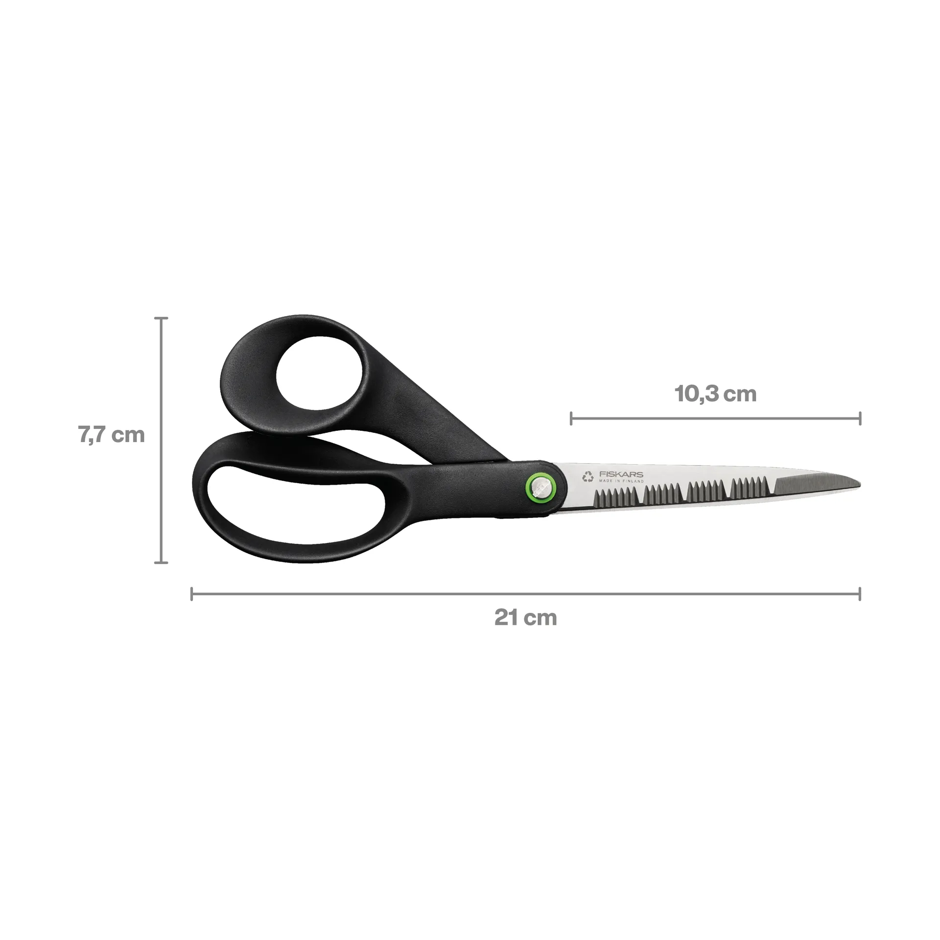 Tesoura de cozinha Functional Form 21 cm, Preto Fiskars