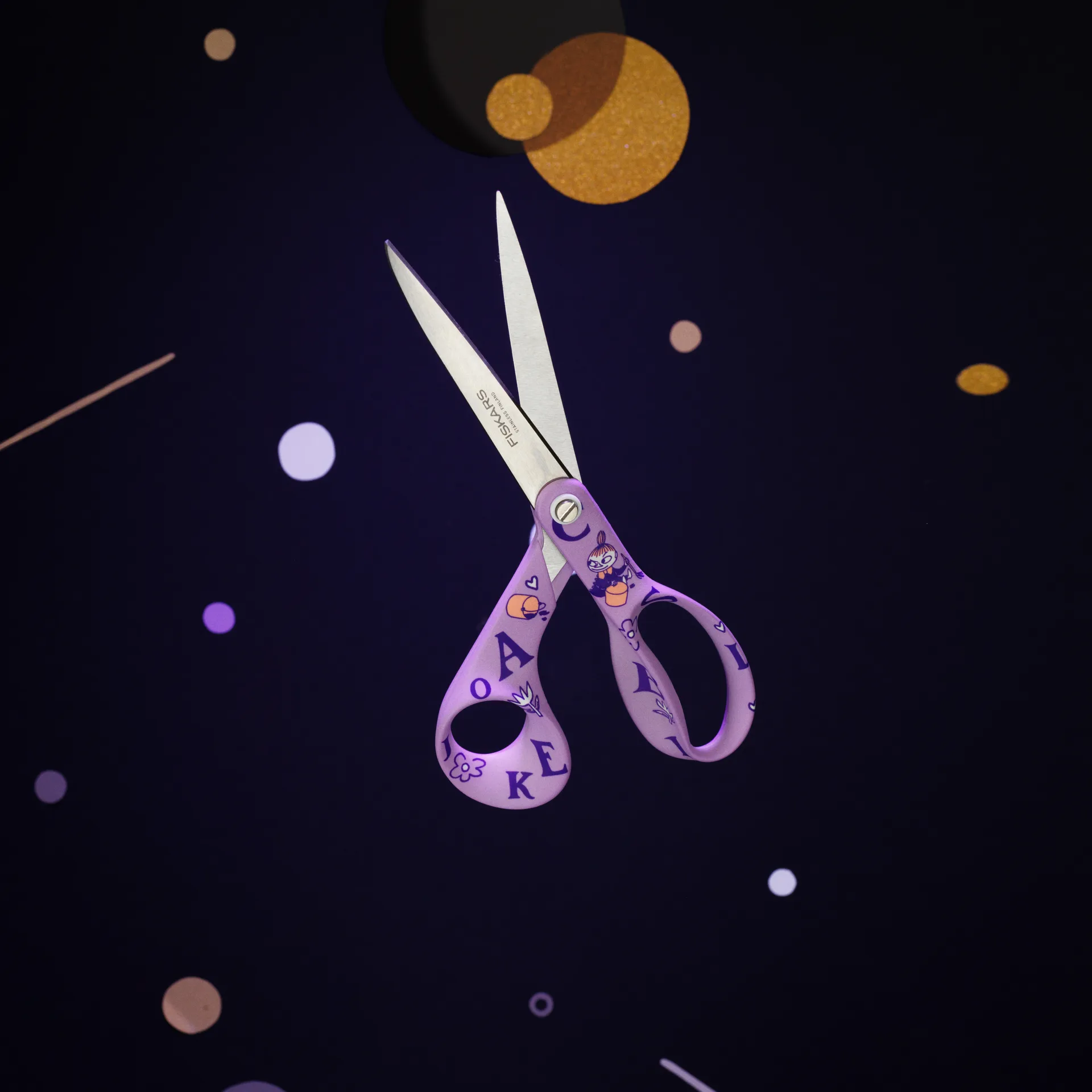 Tesoura universal Fiskars x Moomin 21 cm, ABC Fiskars