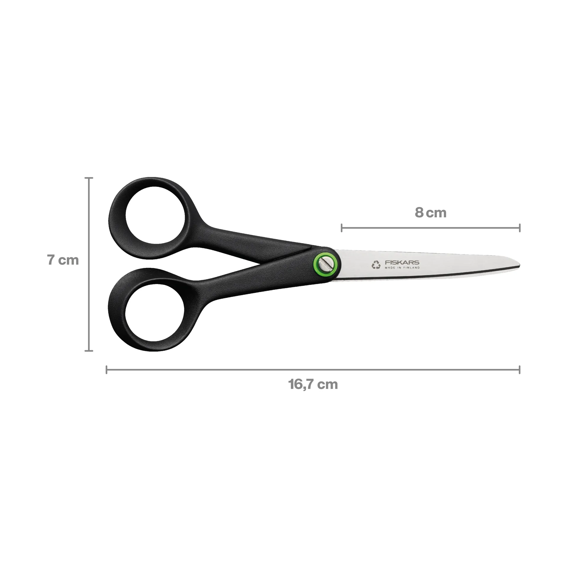 Tesoura universal Functional Form 17 cm, Preto Fiskars