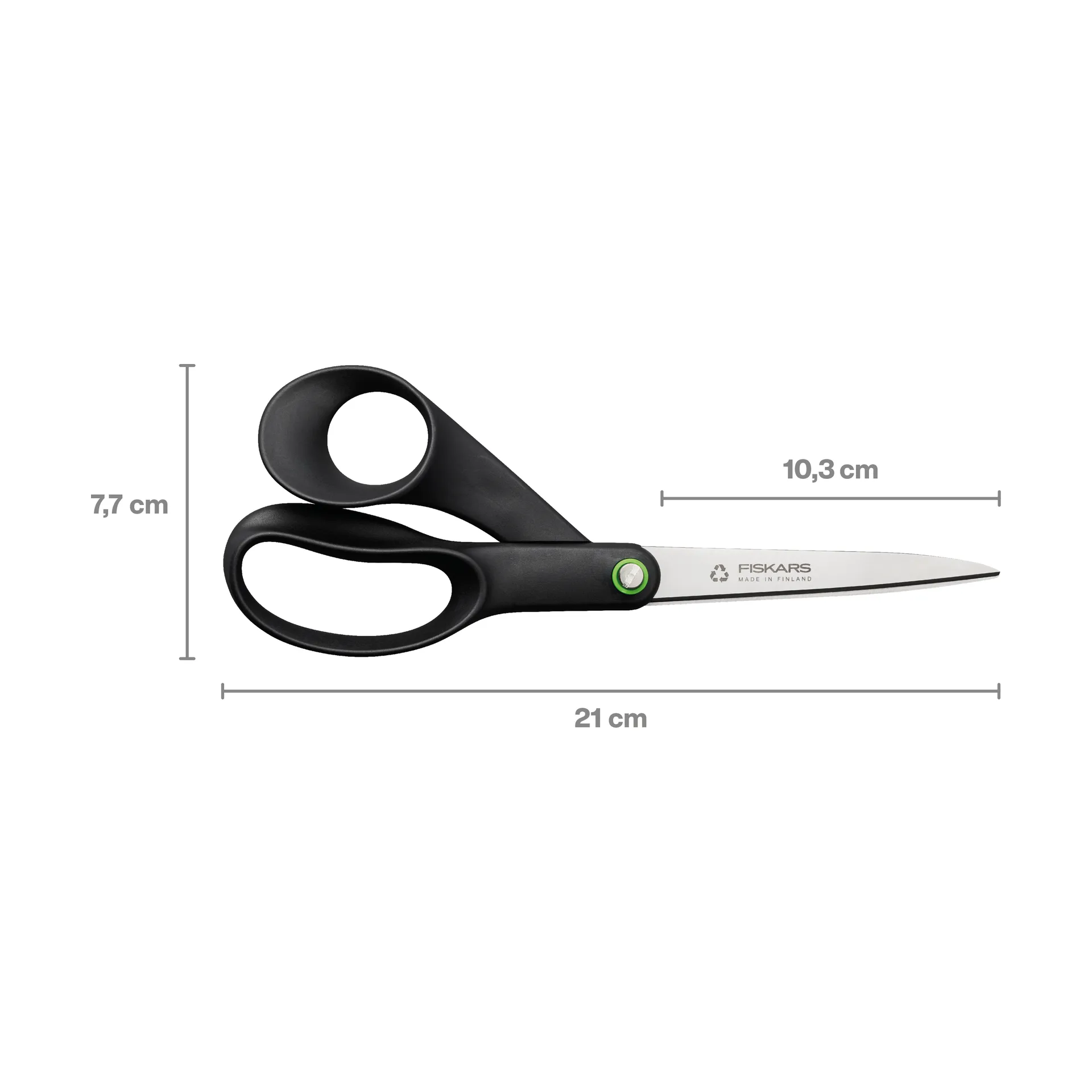 Tesoura universal Functional Form 21 cm, Preto Fiskars