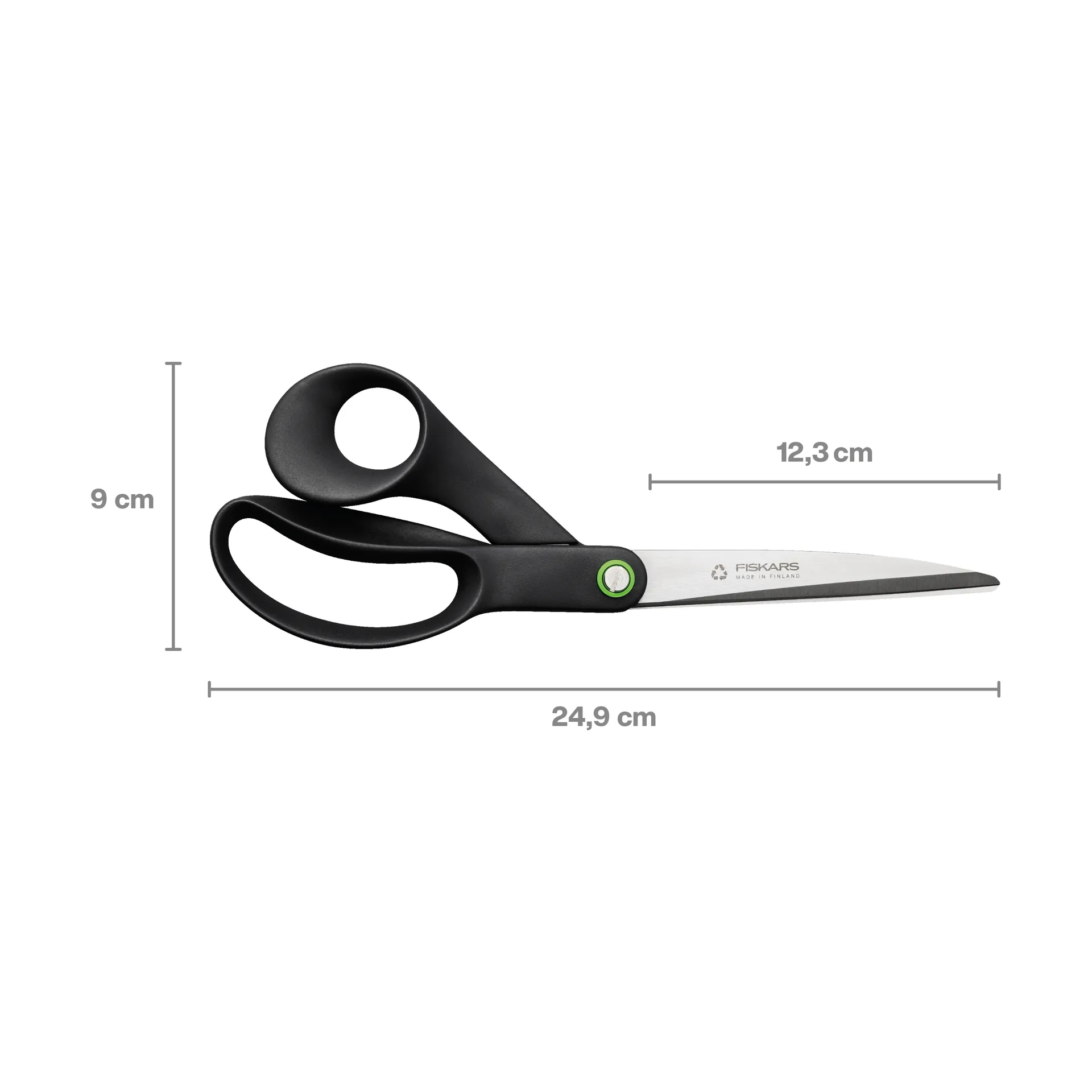 Tesoura universal Functional Form 25 cm, Preto Fiskars