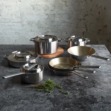 Wok aço inoxidável Norden 28 cm - 28 cm - Fiskars