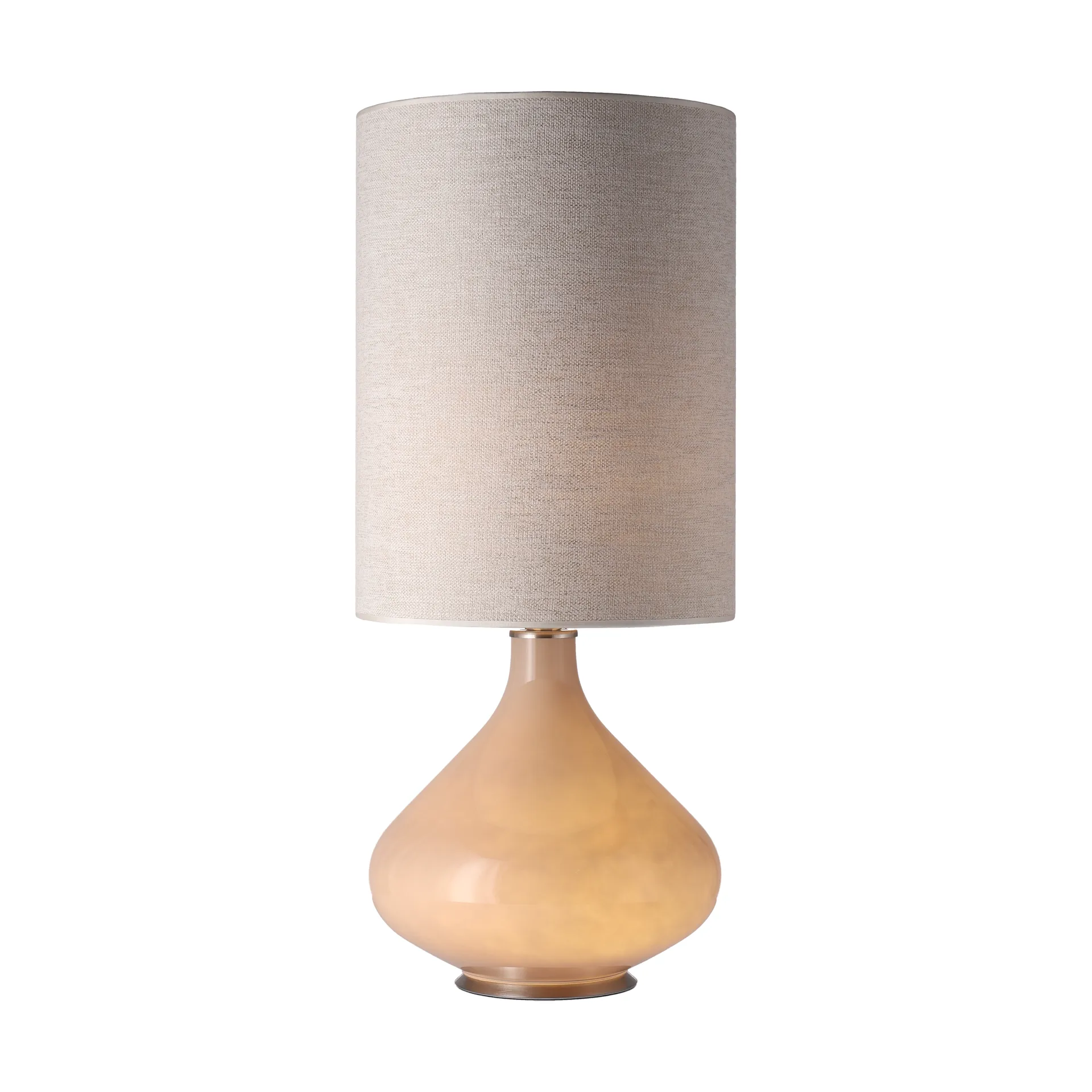 Candeeiro de mesa Flavia, base bege, London Beige L Flavia Lamps