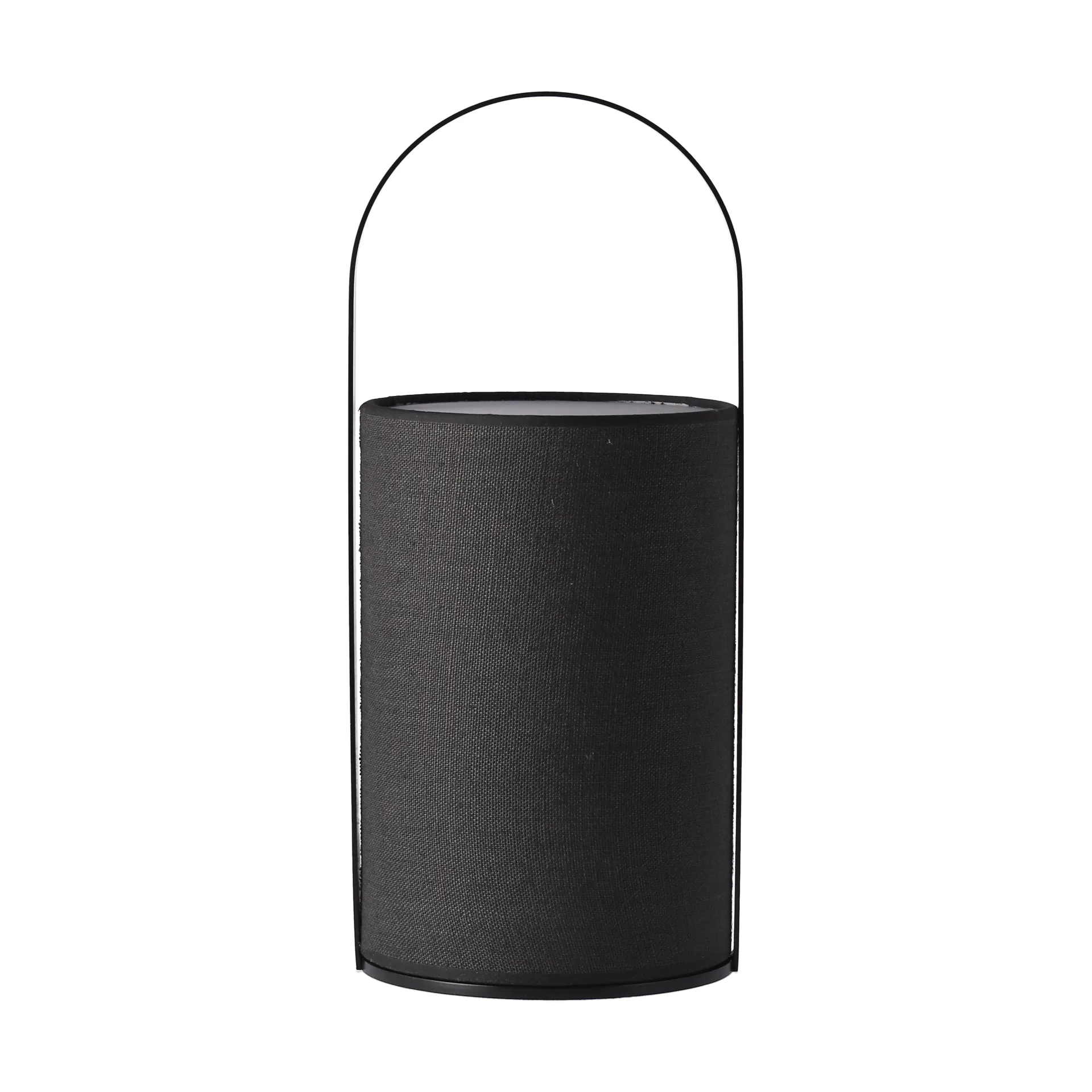 Candeeiro de mesa portátil Move Mini, Lino Negro Flavia Lamps