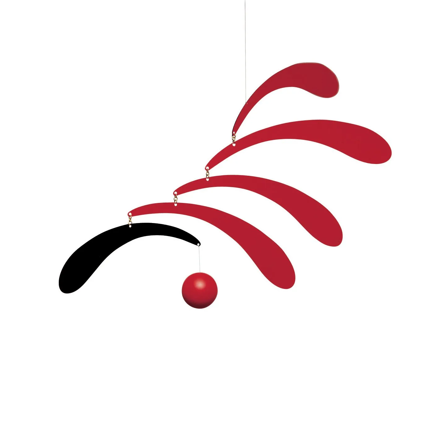 Móbile The Flowing Rythm, vermelho Flensted Mobiles