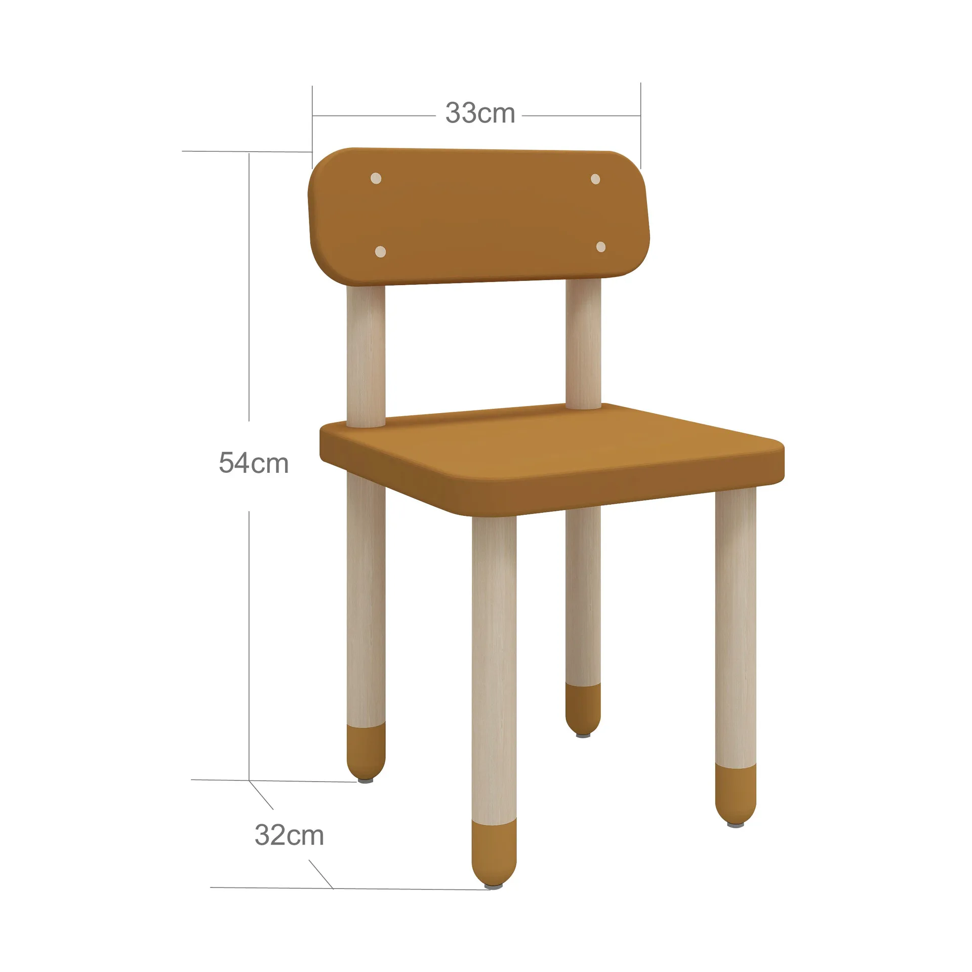 Cadeira Dots, Amarelo FLEXA