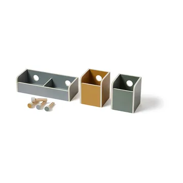 Conjunto de armazenamento Play 3 peças - Multicolor - FLEXA