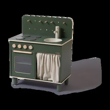 Cozinha de brincar Play 60x75 cm - Verde profundo - FLEXA