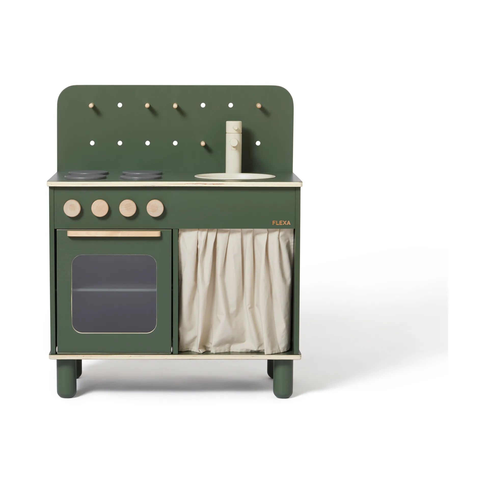 Cozinha de brincar Play 60x75 cm, Verde profundo FLEXA