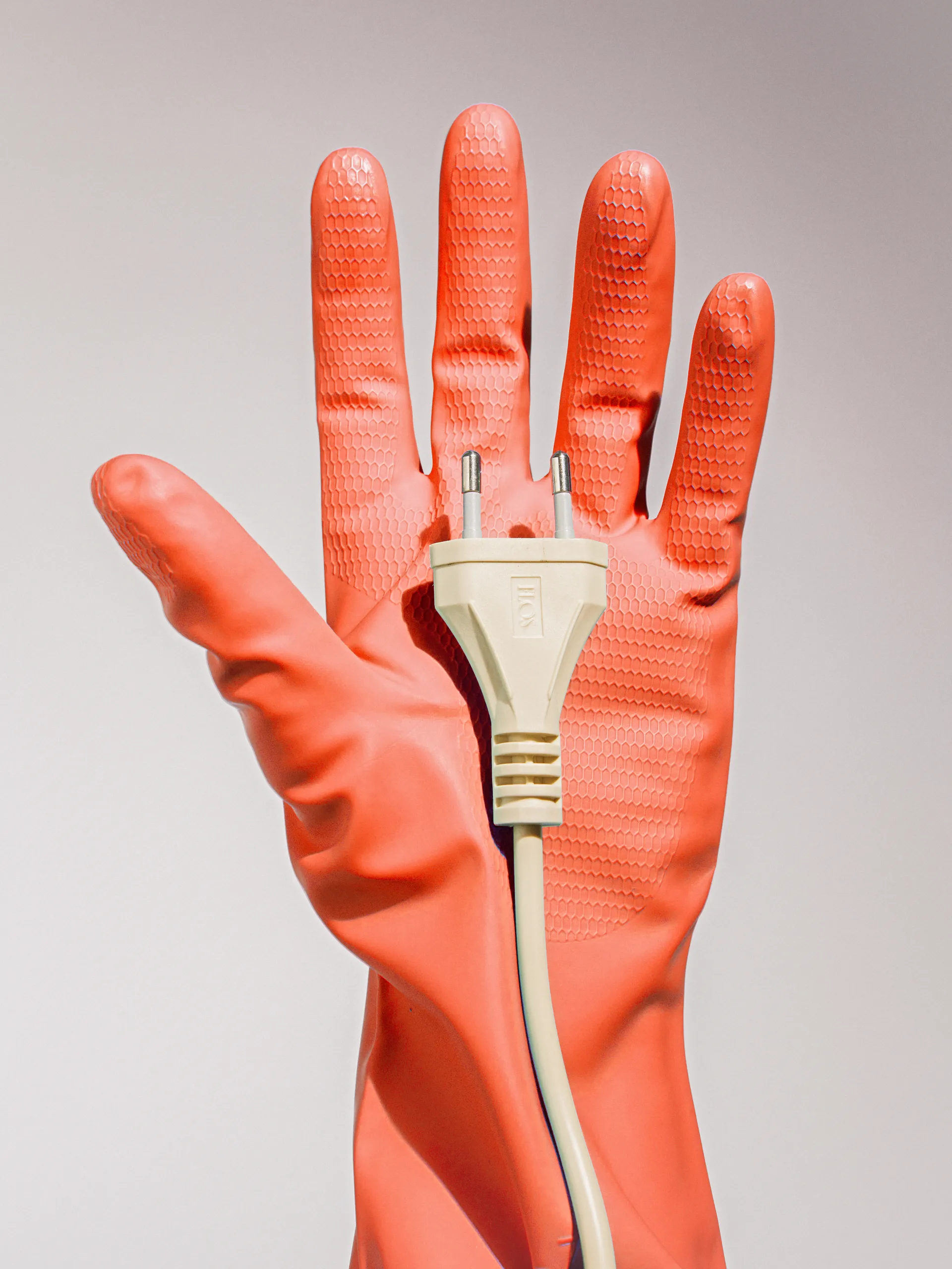 Candeeiro de mesa Bilboquet, Linen Flos