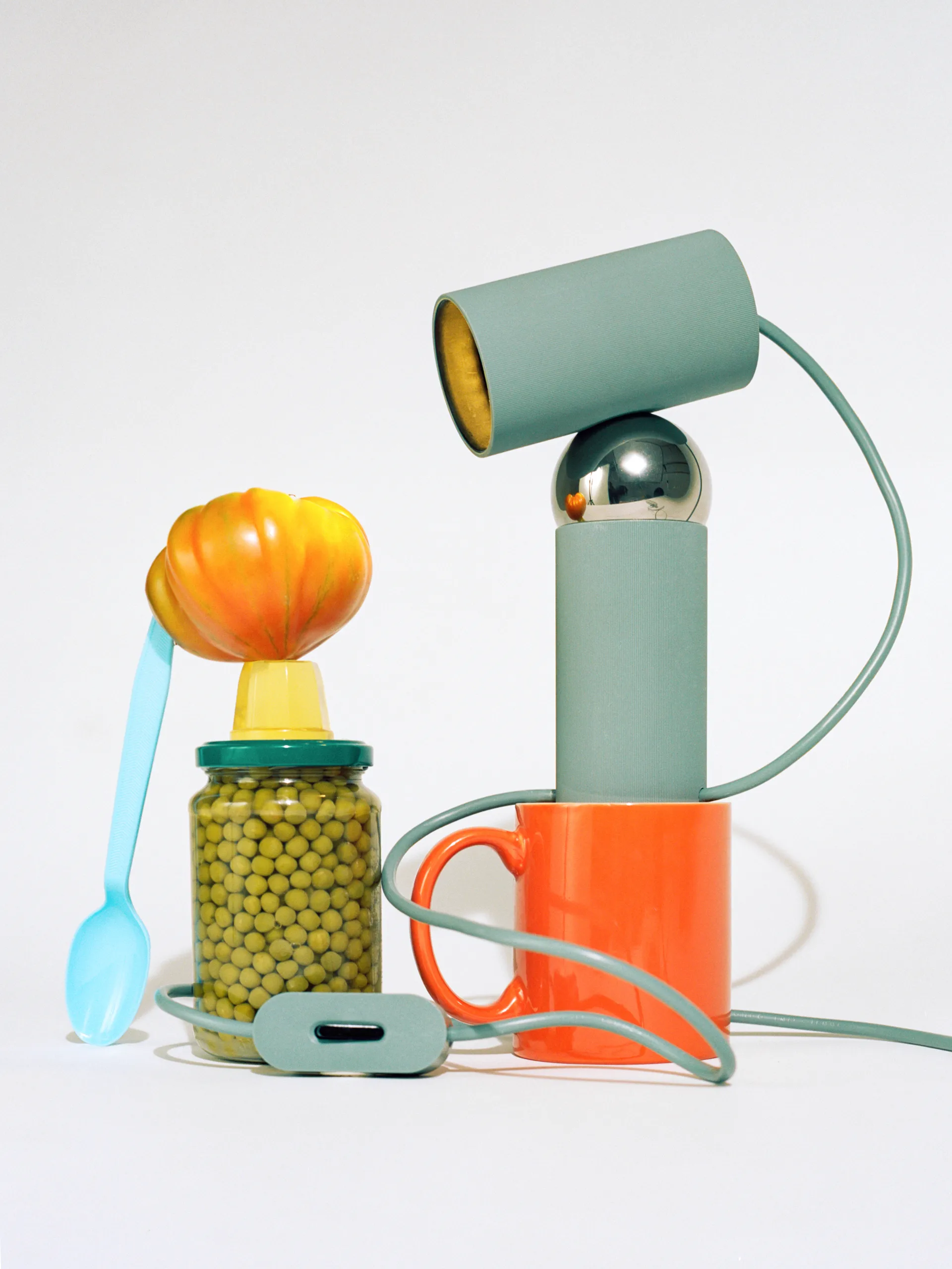 Candeeiro de mesa Bilboquet, Sage Flos