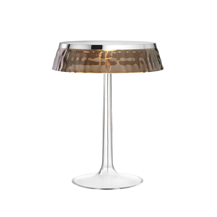 Candeeiro de mesa Bon Jour T - Chrome-fumé cúpula - Flos