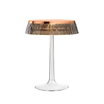 Candeeiro de mesa Bon Jour T - Copper-fumé cúpula - Flos
