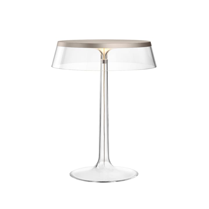 Candeeiro de mesa Bon Jour T - Transparente-mate cromado - Flos