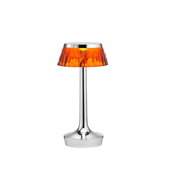 Candeeiro de mesa Bon Jour Unplugged - Chrome-amber - Flos