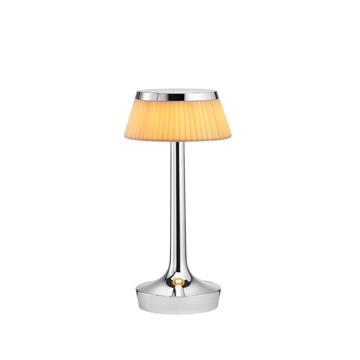 Candeeiro de mesa Bon Jour Unplugged - Chrome-fabric - Flos