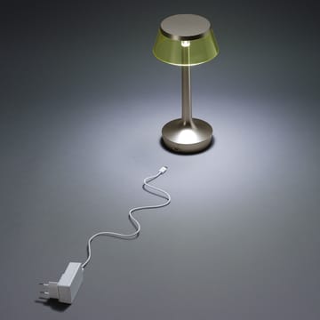 Candeeiro de mesa Bon Jour Unplugged - Matt chrome-transparent - Flos