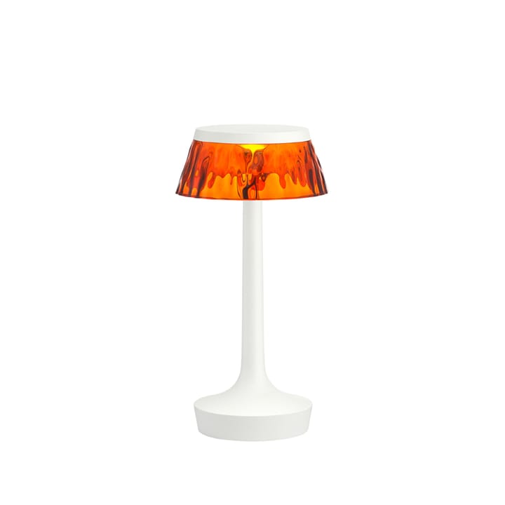 Candeeiro de mesa Bon Jour Unplugged, White-amber Flos
