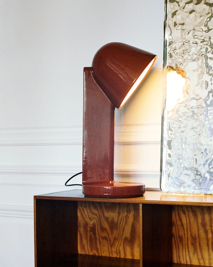 Candeeiro de mesa Céramique Down, Rust red Flos