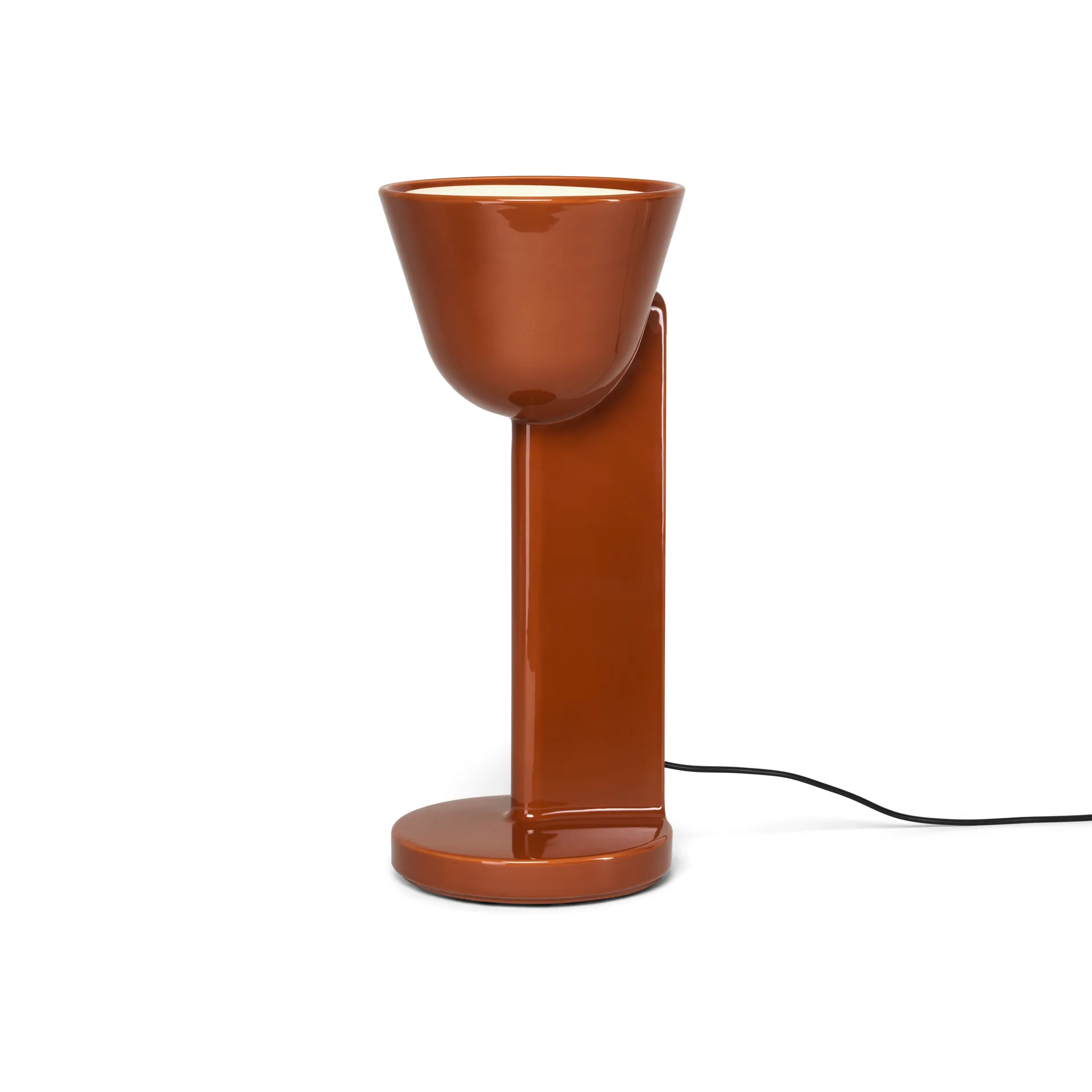 Candeeiro de mesa Céramique Up, Rust red Flos