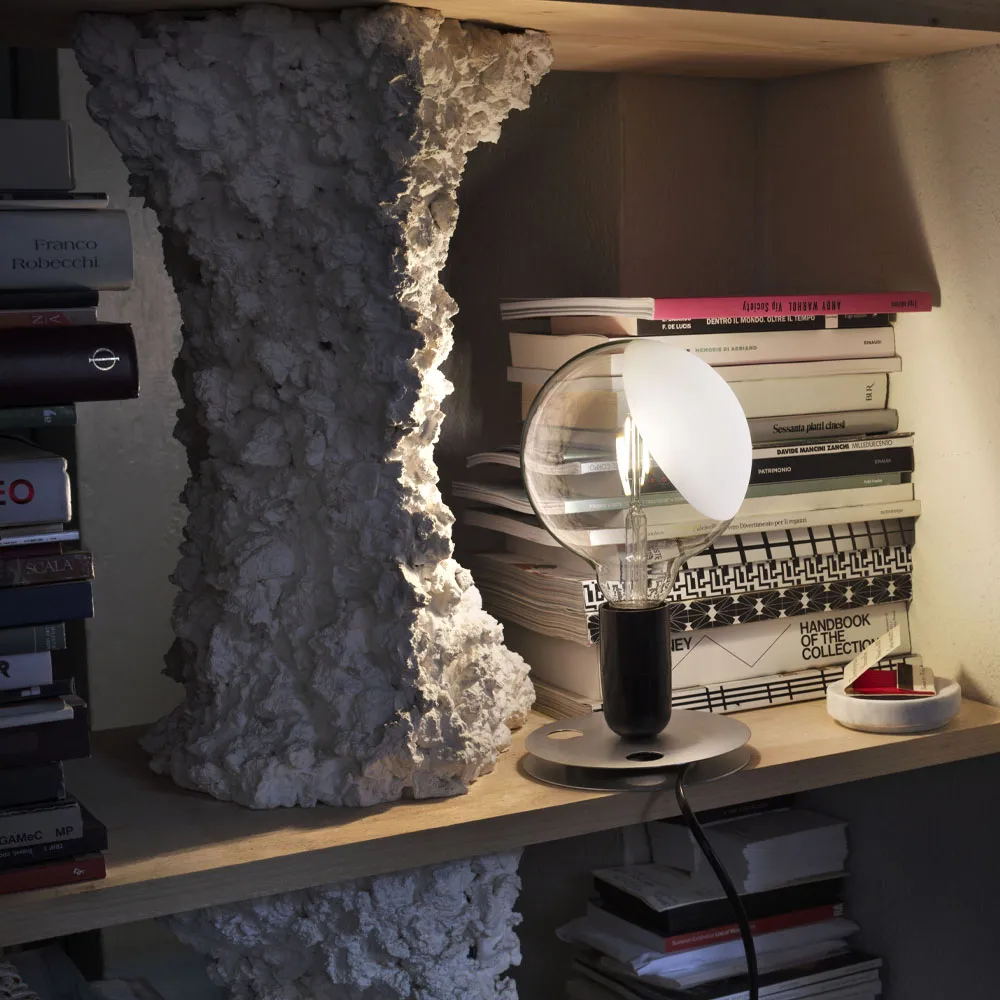 Candeeiro de mesa Lampadina, Verde Flos