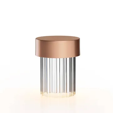 Candeeiro de mesa Last Order Fluted IP20 - Cobre - Flos