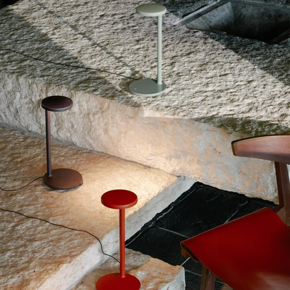 Candeeiro de mesa Oblique, Branco  Flos