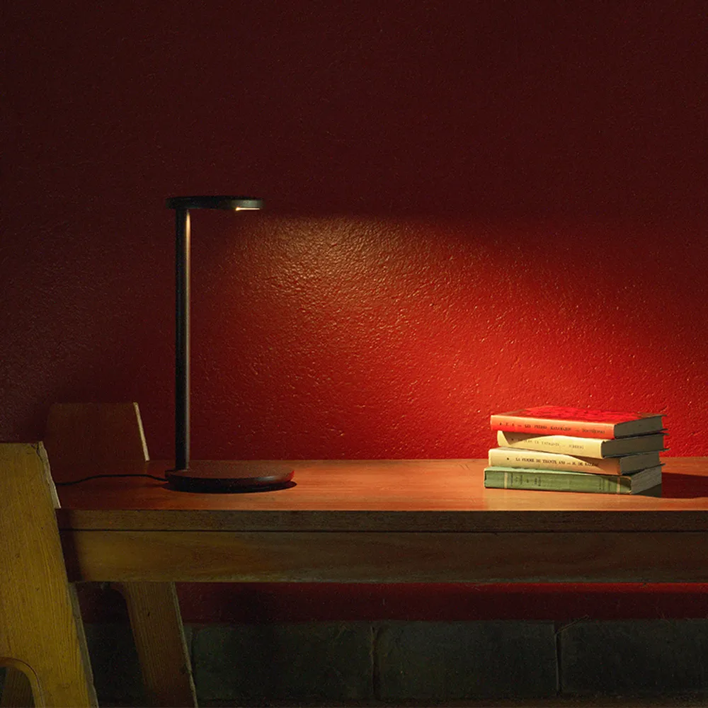 Candeeiro de mesa Oblique, Marrom Flos