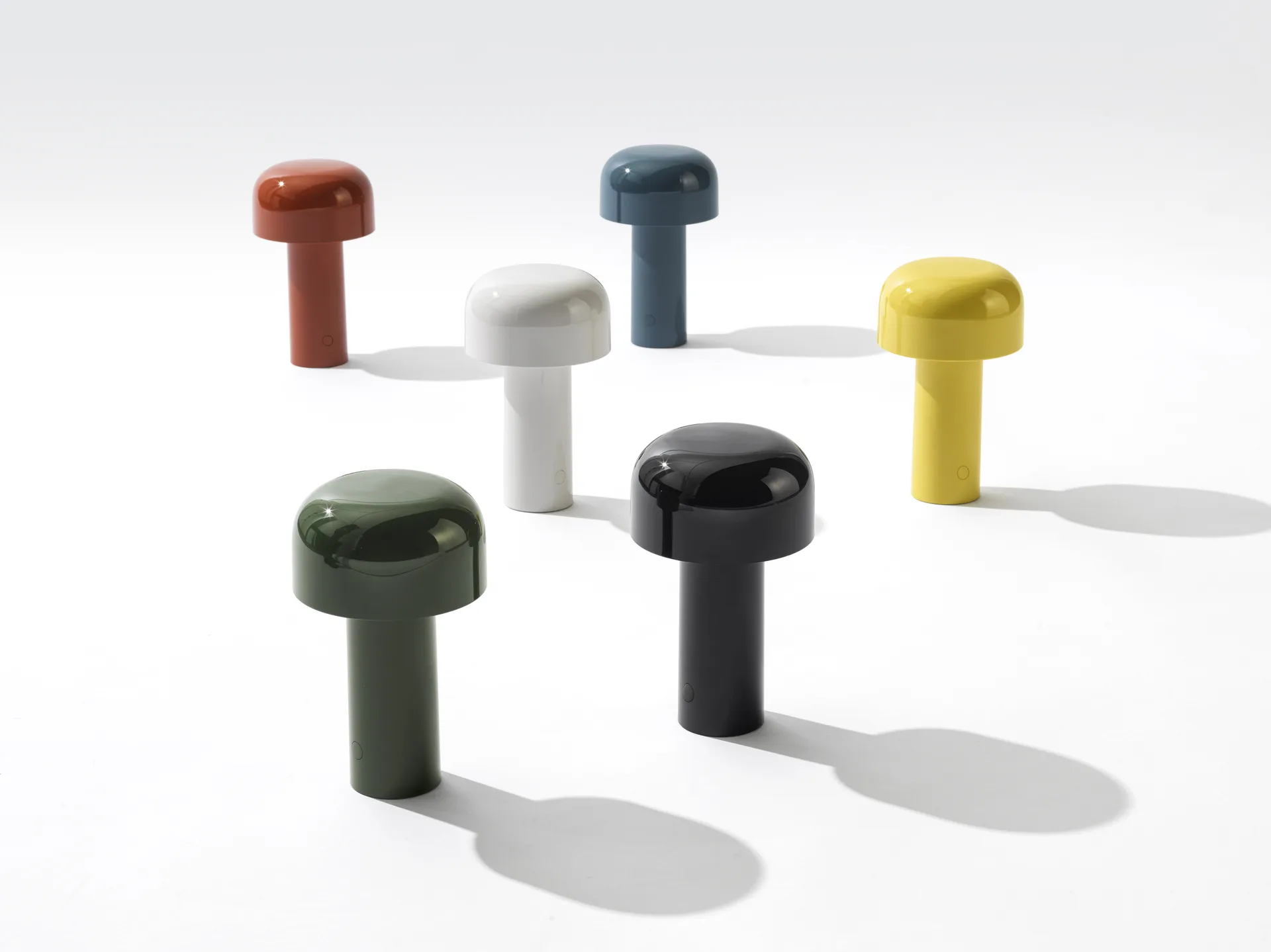 Candeeiro de mesa portátil Bellhop, Blue grey, IP54 (interior/exterior) Flos