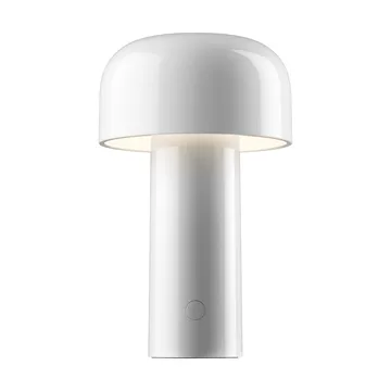 Candeeiro de mesa portátil Bellhop - Branco, IP54 (interior/exterior) - Flos