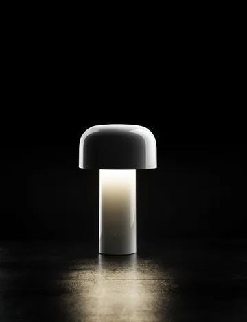Candeeiro de mesa portátil Bellhop - Branco, IP54 (interior/exterior) - Flos