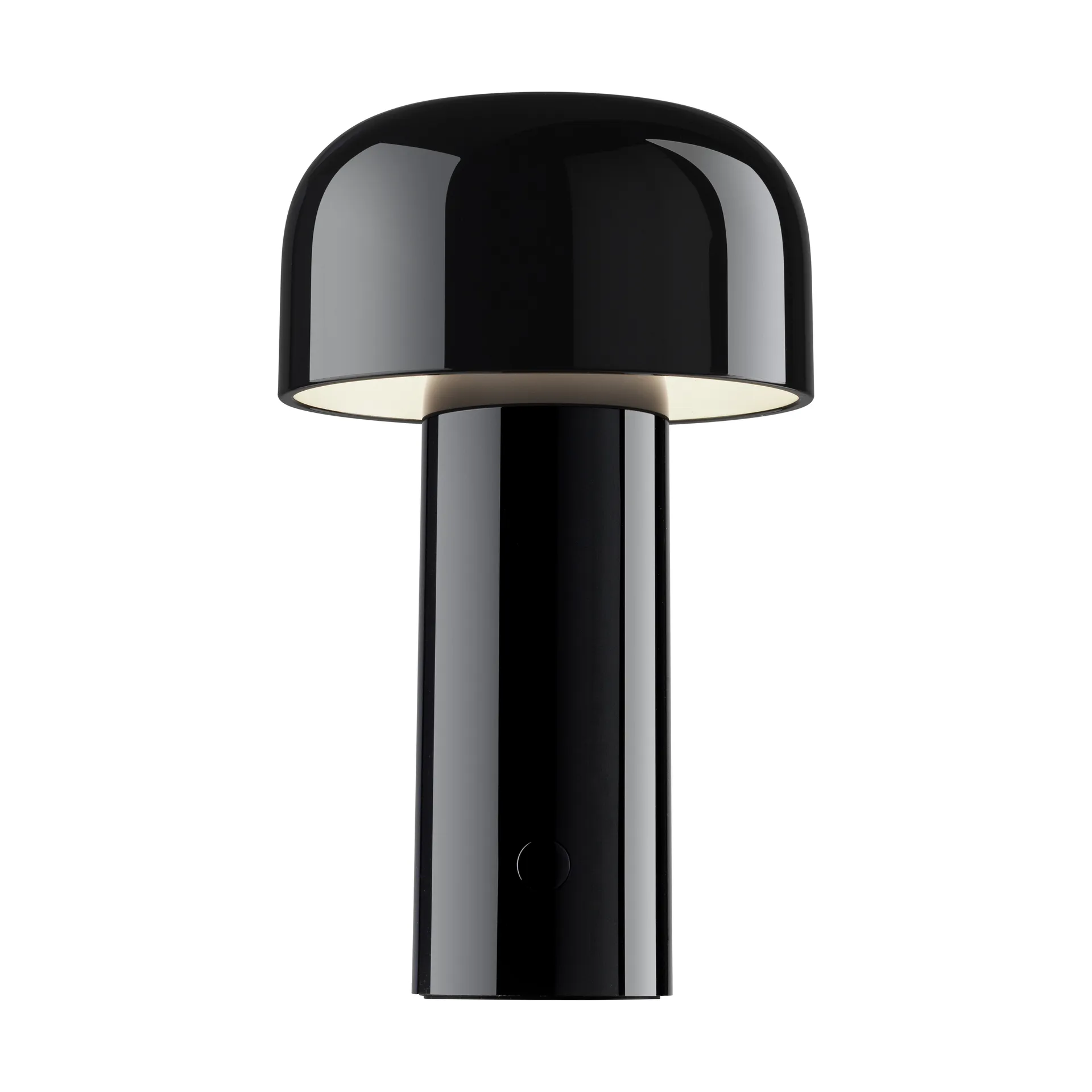 Candeeiro de mesa portátil Bellhop, Preto brilhante, IP54 (interior/exterior) Flos
