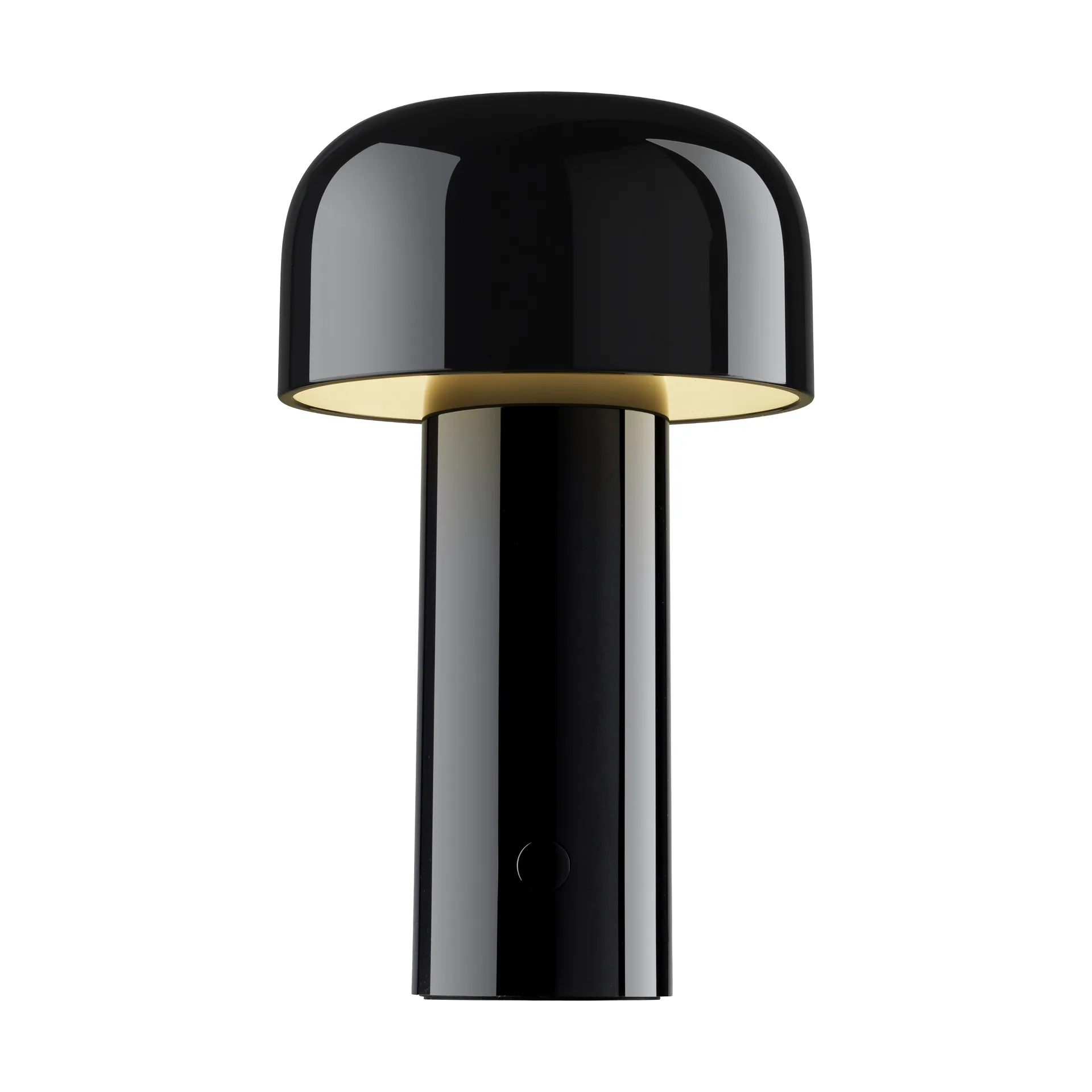 Candeeiro de mesa portátil Bellhop, Preto brilhante, IP54 (interior/exterior) Flos