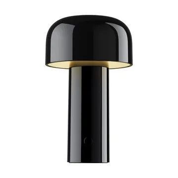 Candeeiro de mesa portátil Bellhop - Preto brilhante, IP54 (interior/exterior) - Flos