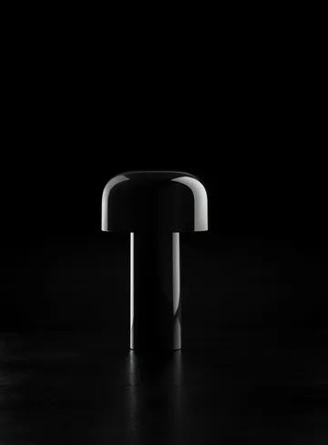 Candeeiro de mesa portátil Bellhop - Preto brilhante, IP54 (interior/exterior) - Flos