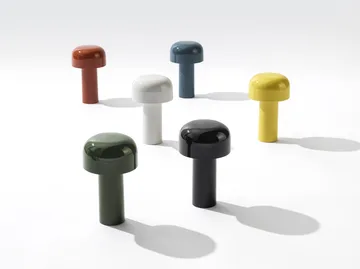 Candeeiro de mesa portátil Bellhop - Preto brilhante, IP54 (interior/exterior) - Flos