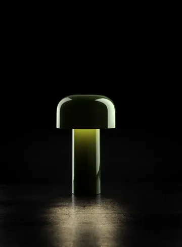 Candeeiro de mesa portátil Bellhop - Verde brilhante, IP54 (interior/exterior) - Flos